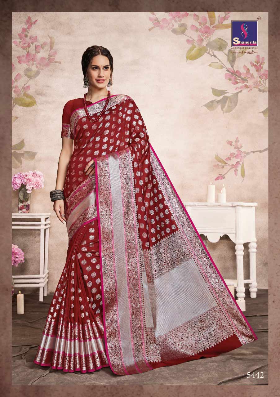 Aashna Silk Shangrila Present Zari Meena Traditional Sari Aashna Silk Shangrila Present Zari Meena Traditional Sari